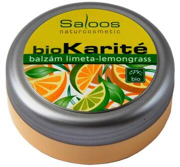 Saloos bio karité balzám Limeta-lemongrass 19 ml