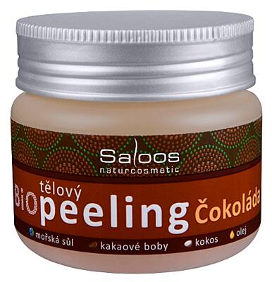 Saloos bio tělový peeling Čokoláda 140 ml