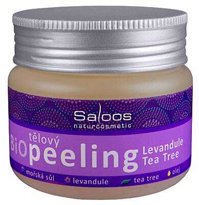 Saloos bio tělový peeling Levandule-Tea tree 140 ml