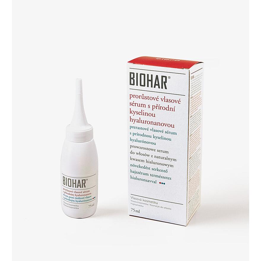 BIOHAR prorůstové vlasové sérum s přírodním hyaluronanem 75 ml