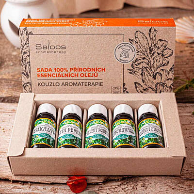 Saloos sada 5 ks esenciálních olejů Kouzlo aromaterapie