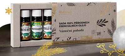Saloos sada 5 ks esenciálních olejů Vánoční pohoda