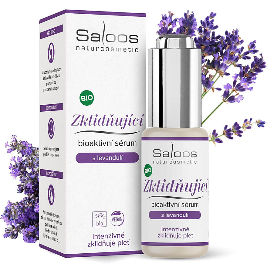 Saloos Zklidňující bioaktivní sérum s levandulí 20 ml