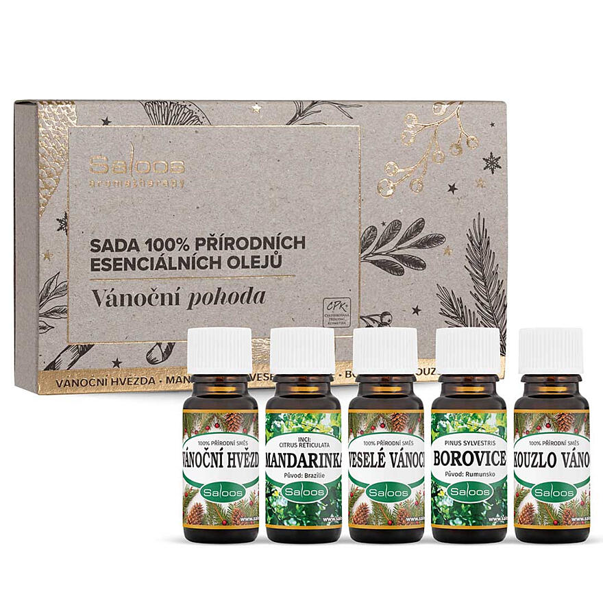Saloos sada esenciálních olejů Vánoční pohoda