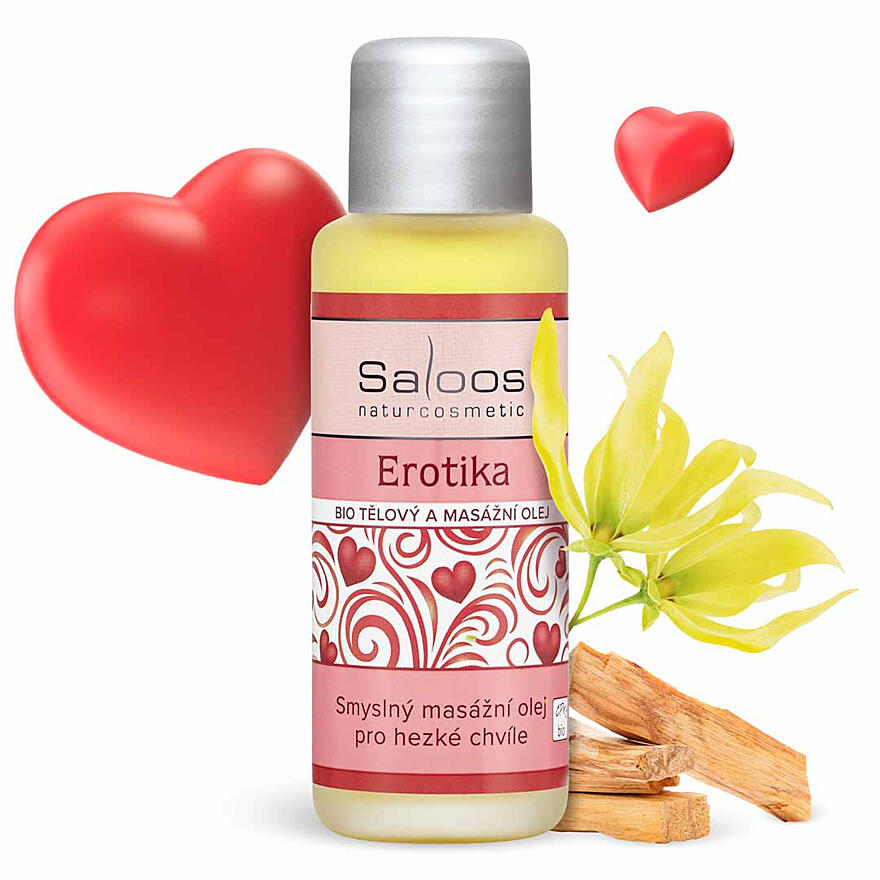 Saloos bio tělový a masážní olej Erotika 50 ml