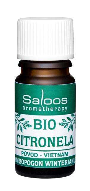 Saloos bio esenciální olej CITRONELA pro aromaterapii 5 ml