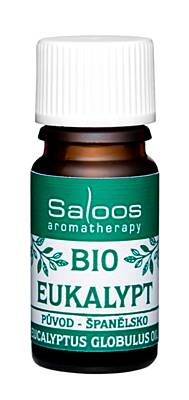 Saloos bio esenciální olej EUKALYPT pro aromaterapii 5 ml