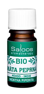 Saloos bio esenciální olej MÁTA PEPRNÁ pro aromaterapii 5 ml