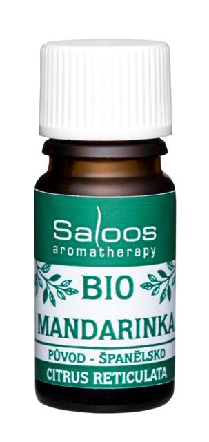 Saloos bio esenciální olej MANDARINKA pro aromaterapii 5 ml
