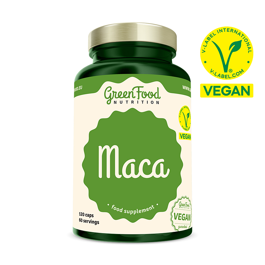 GreenFood Nutrition Maca 120 kapslí