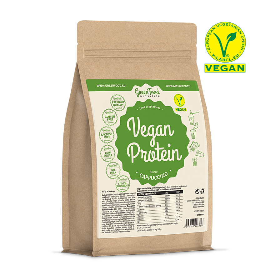 GreenFood Nutrition Vegan Protein 750 g